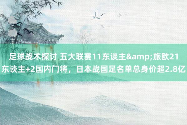 足球战术探讨 五大联赛11东谈主&旅欧21东谈主+2国内门将，日本战国足名单总身价超2.8亿