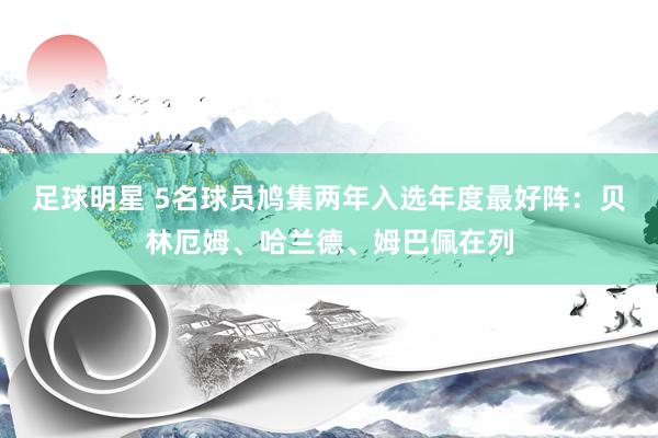 足球明星 5名球员鸠集两年入选年度最好阵：贝林厄姆、哈兰德、姆巴佩在列